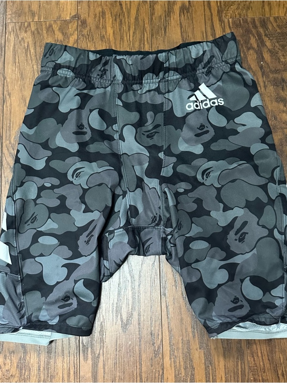 Adidas x Bape football tights gray black men’s large